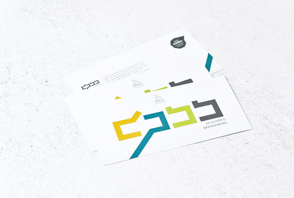 Designpreis Brandenburg Einladungskarten, DIN lang Flyer