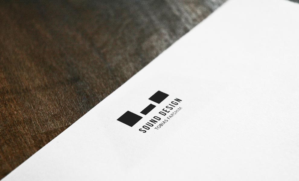Tobias Farshim Sounddesign Corporate Design - Logo, Visitenkarte, Briefpapier